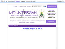 Tablet Screenshot of mtpisgahamec.org